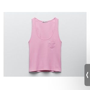 Zara ribbed tank top